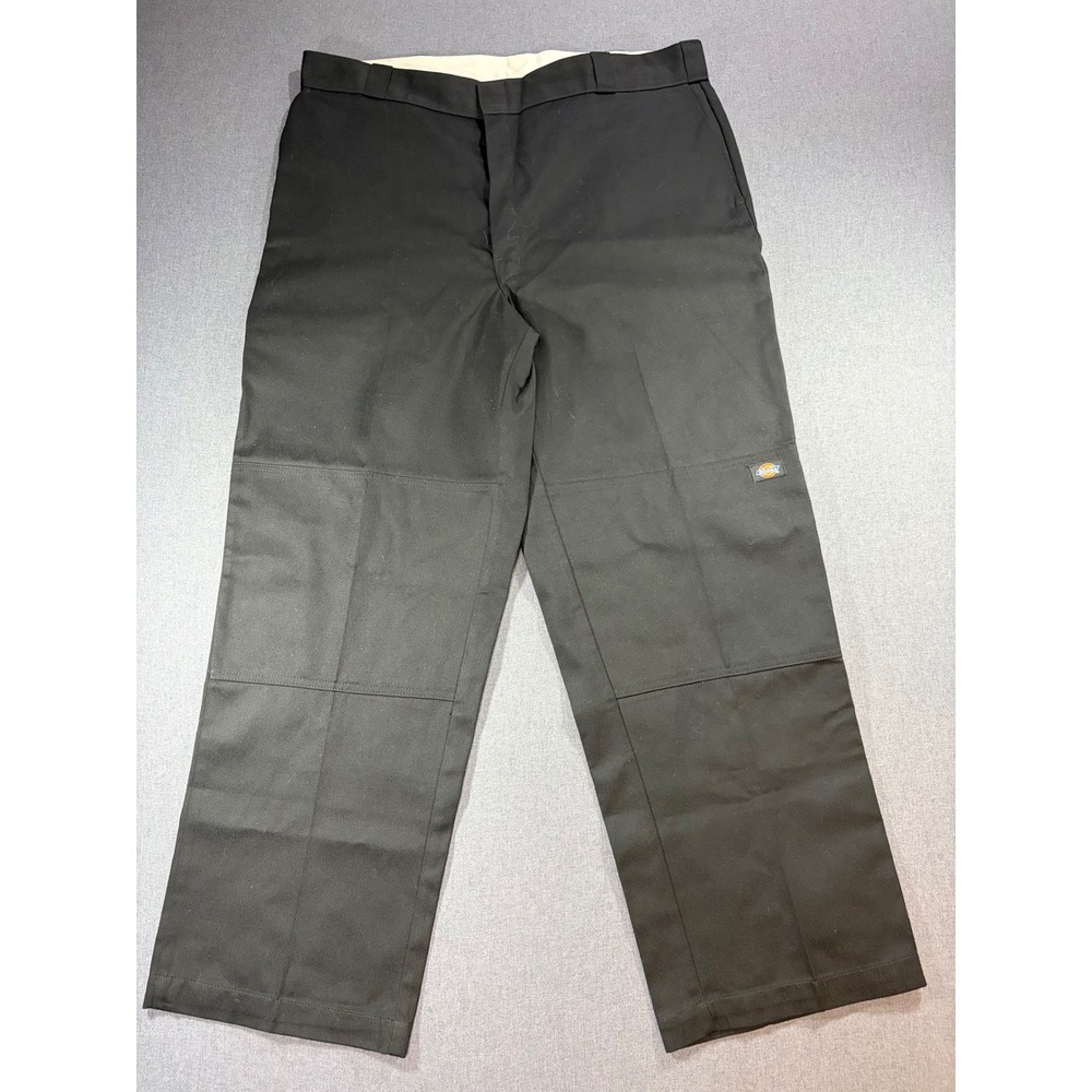 Dickies Loose Fit Double Knee Work Pants Mens 40x32 Black Heavy Twill 85283